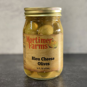 BLEU CHEESE STUFFED OLIVES 16OZ GRE