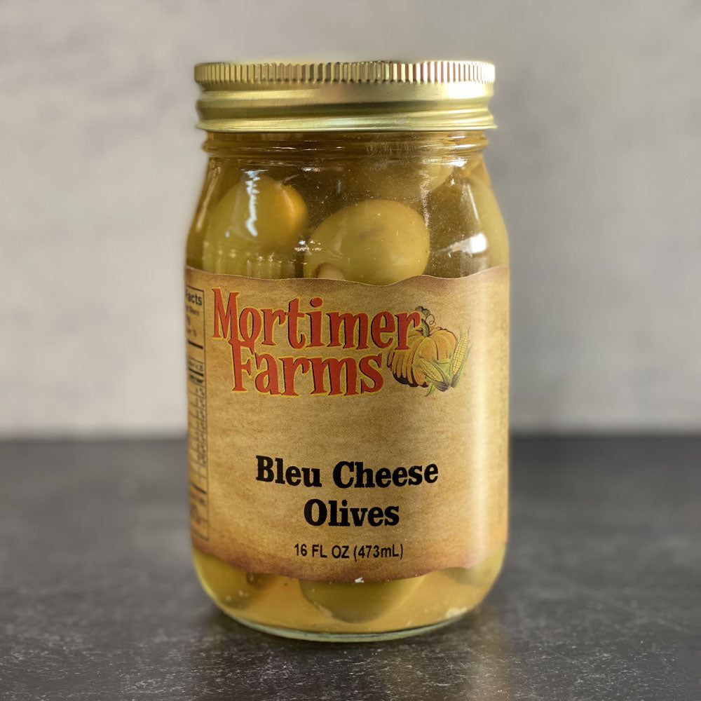 BLEU CHEESE STUFFED OLIVES 16OZ GRE