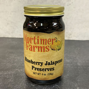 BLUEBERRY JALAPENO PRESERVES 8 OZ GRE