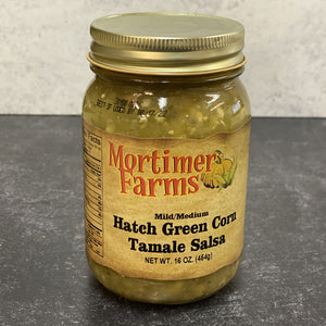 Hatch Green Corn Tamale Salsa (Med/Mild) 16 Oz Gre