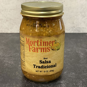 SALSA TRADICIONAL (HOT) 16OZ MAYO JAR GRE