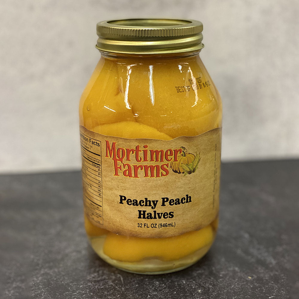 Peachy Peach Halves 32 OZ GRE