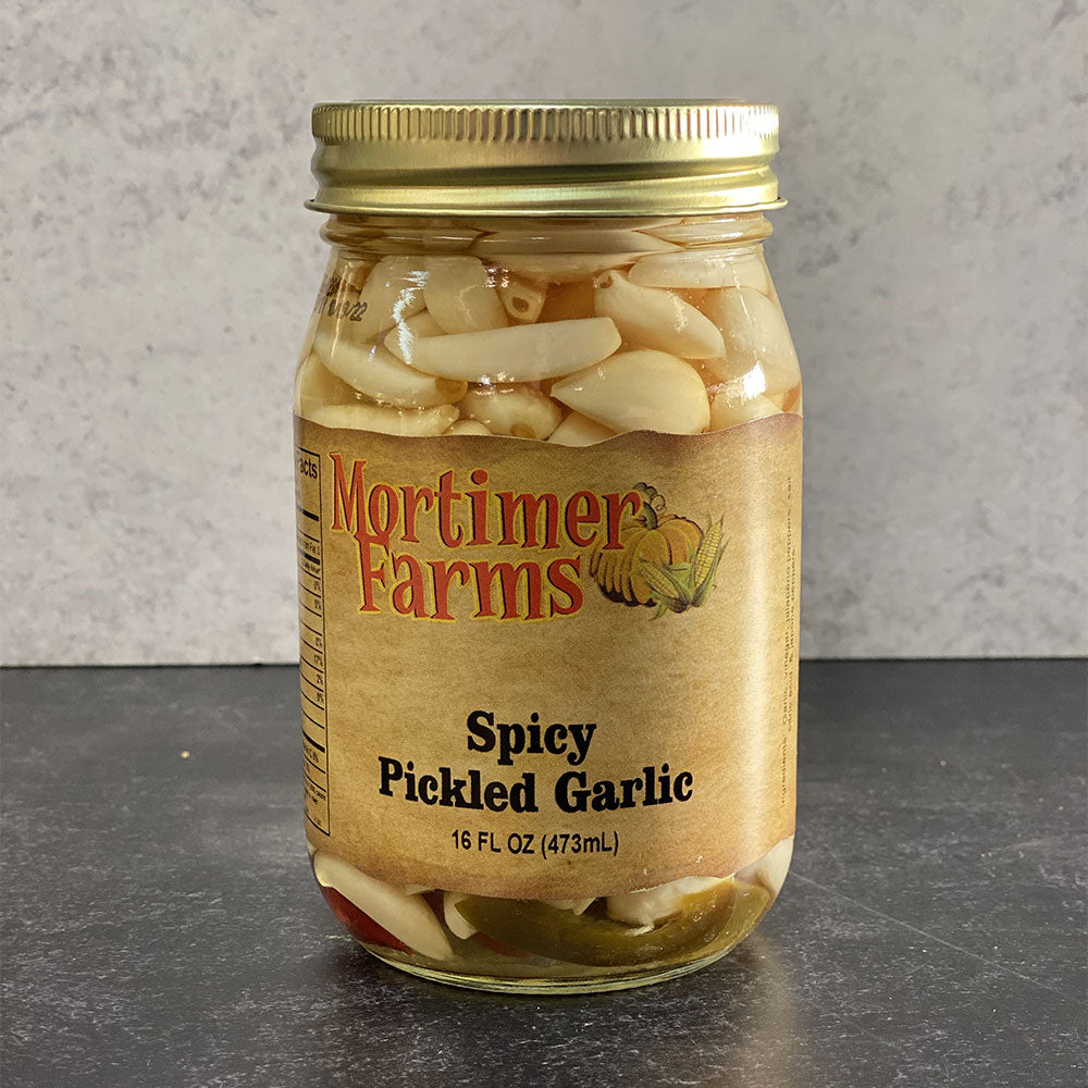 Spicy Pickled Garlic 16OZ GRE