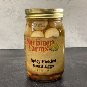 EGGS, SPICY PICKLED QUAIL 16 OZ GRE