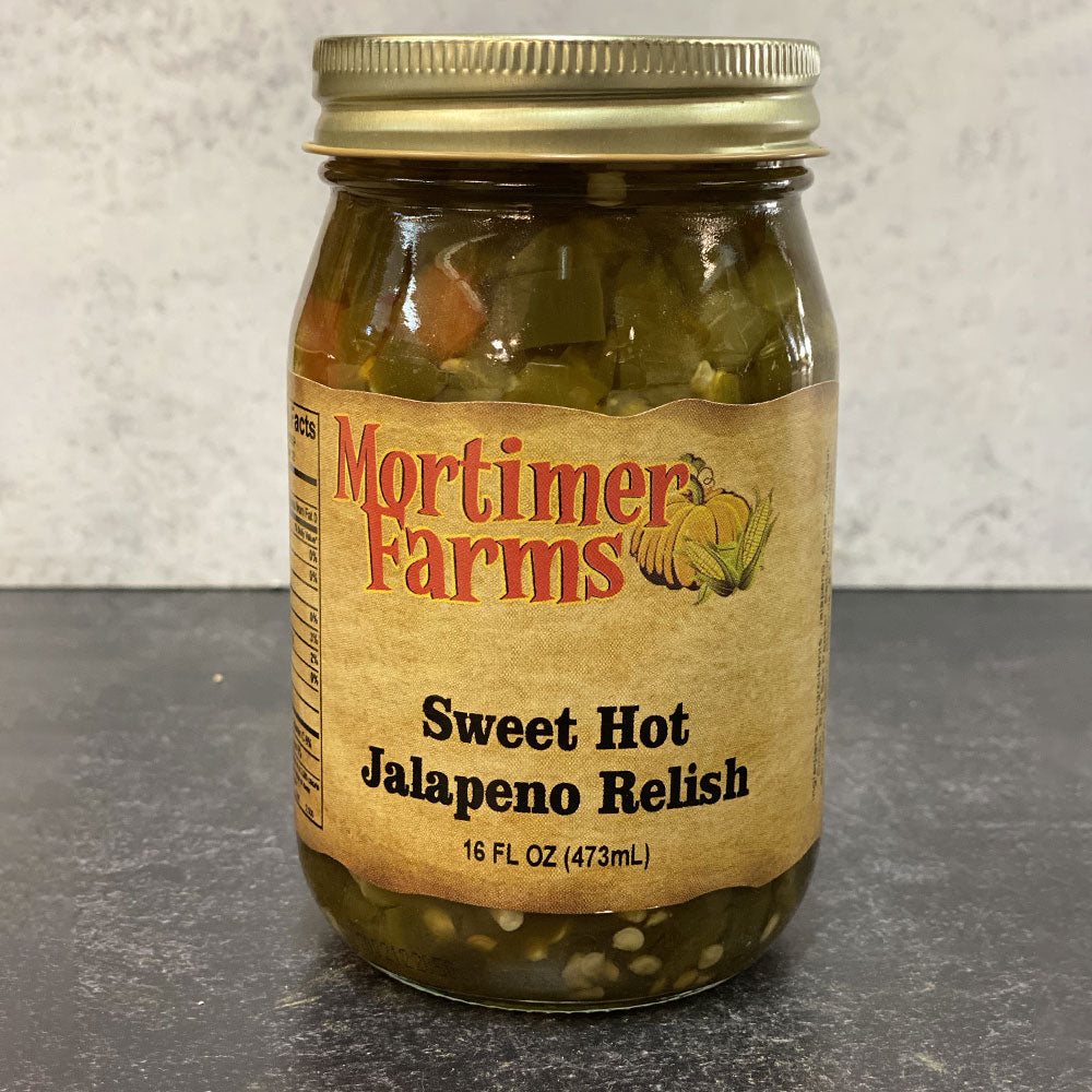 Sweet Hot Jalapeno Relish 16 OZ GRE