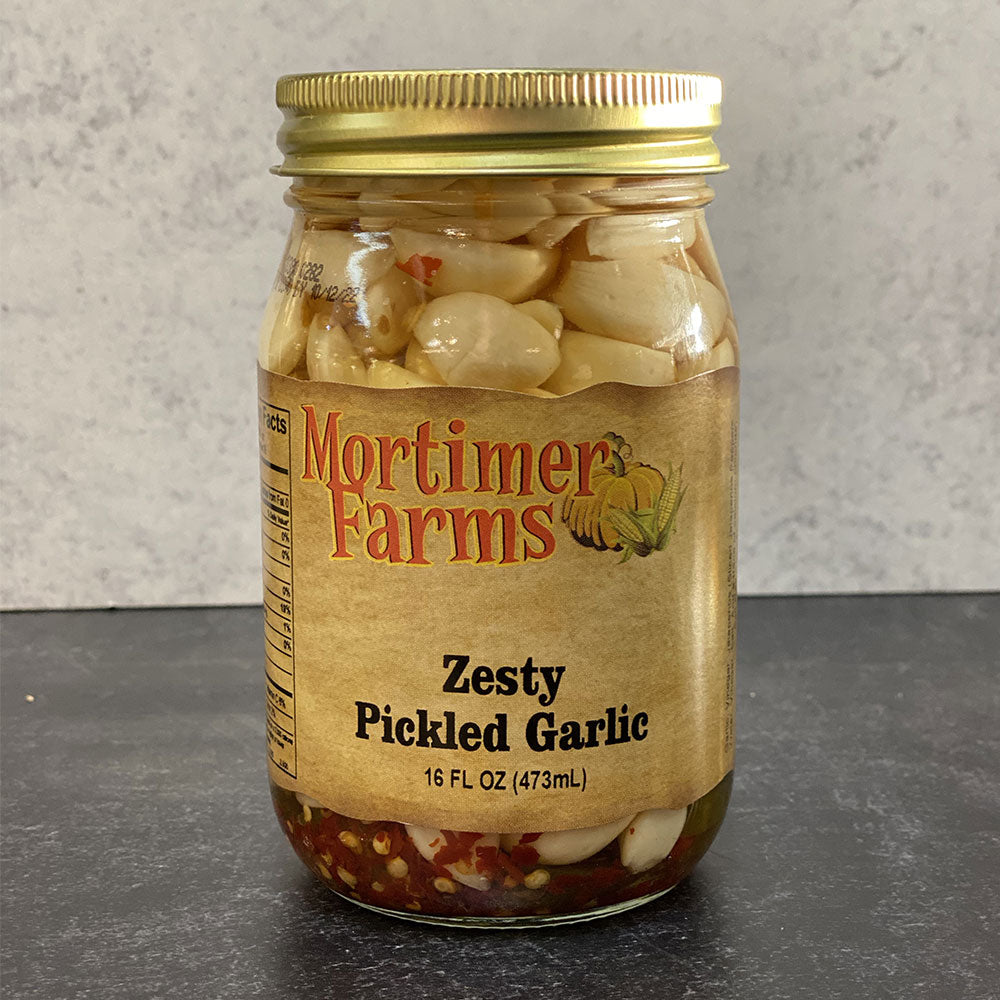 Zesty Pickled Garlic 16 OZ GRE